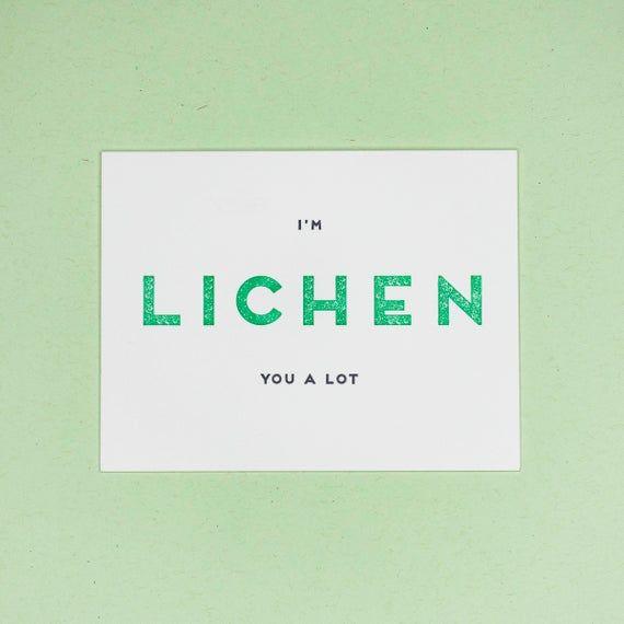 Lichen Logo - Lichen You Card
