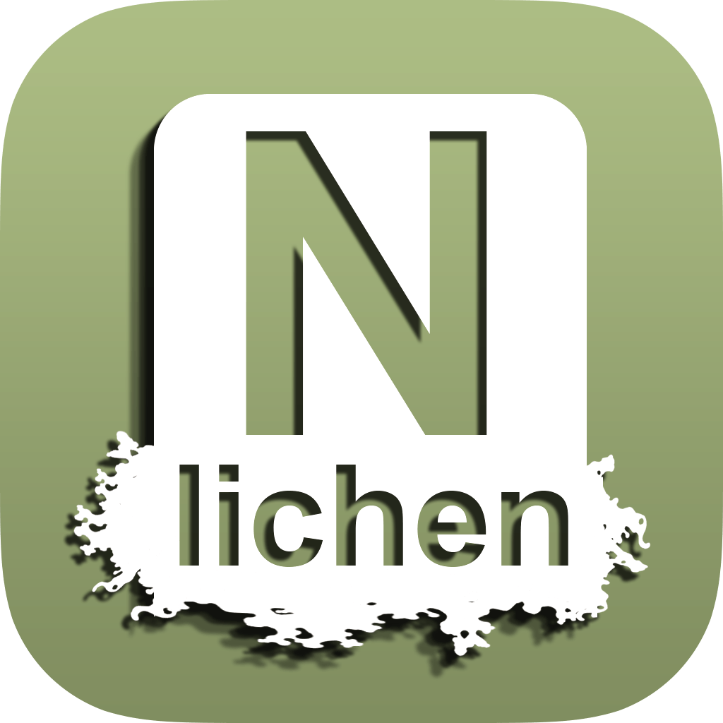 Lichen Logo - Monitoring air quality using lichens guide and app. Air