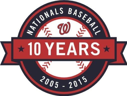 Nats Logo - Here's the 10th anniversary patch the Nats will wear next season