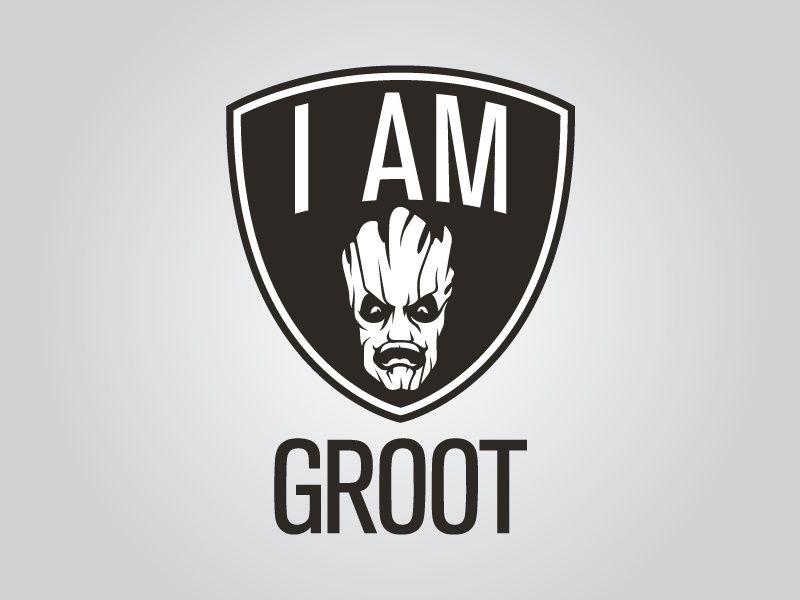 Groot Logo - Brooklyn Nets/I Am Groot Marvel NBA Logo Mashup Project by Ross ...