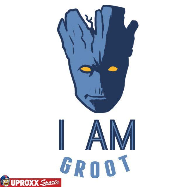 Groot Logo - Here's All The NBA Logos Redesigned As Superheroes | Lj's cool stuff ...