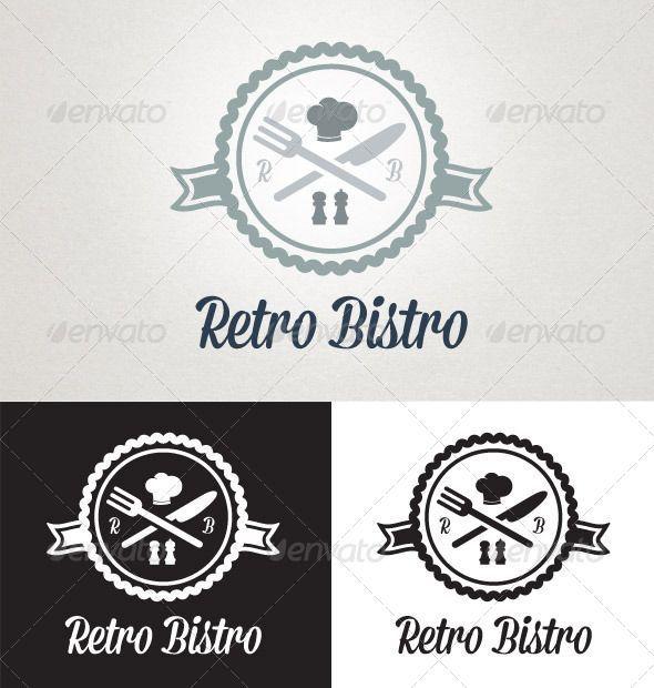 Biestro Logo - A retro logo that is perfect for a restaurant, cafe or bistro. The ...