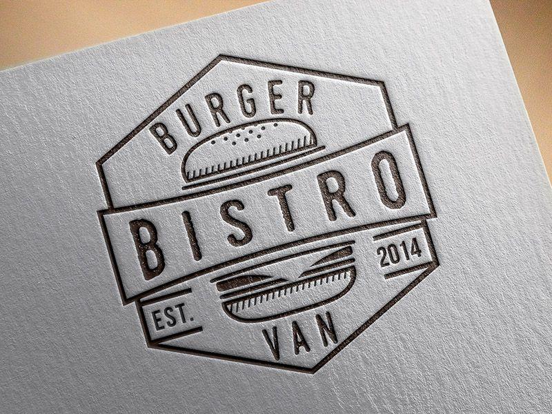 Biestro Logo - Burger van bistro logo by Bogdan Rauta on Dribbble