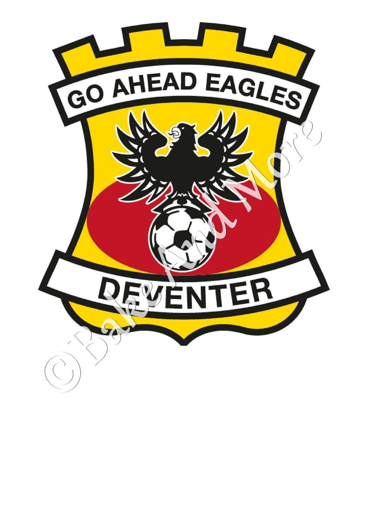 Groot Logo - Eetbare print Go Ahead Eagles logo groot