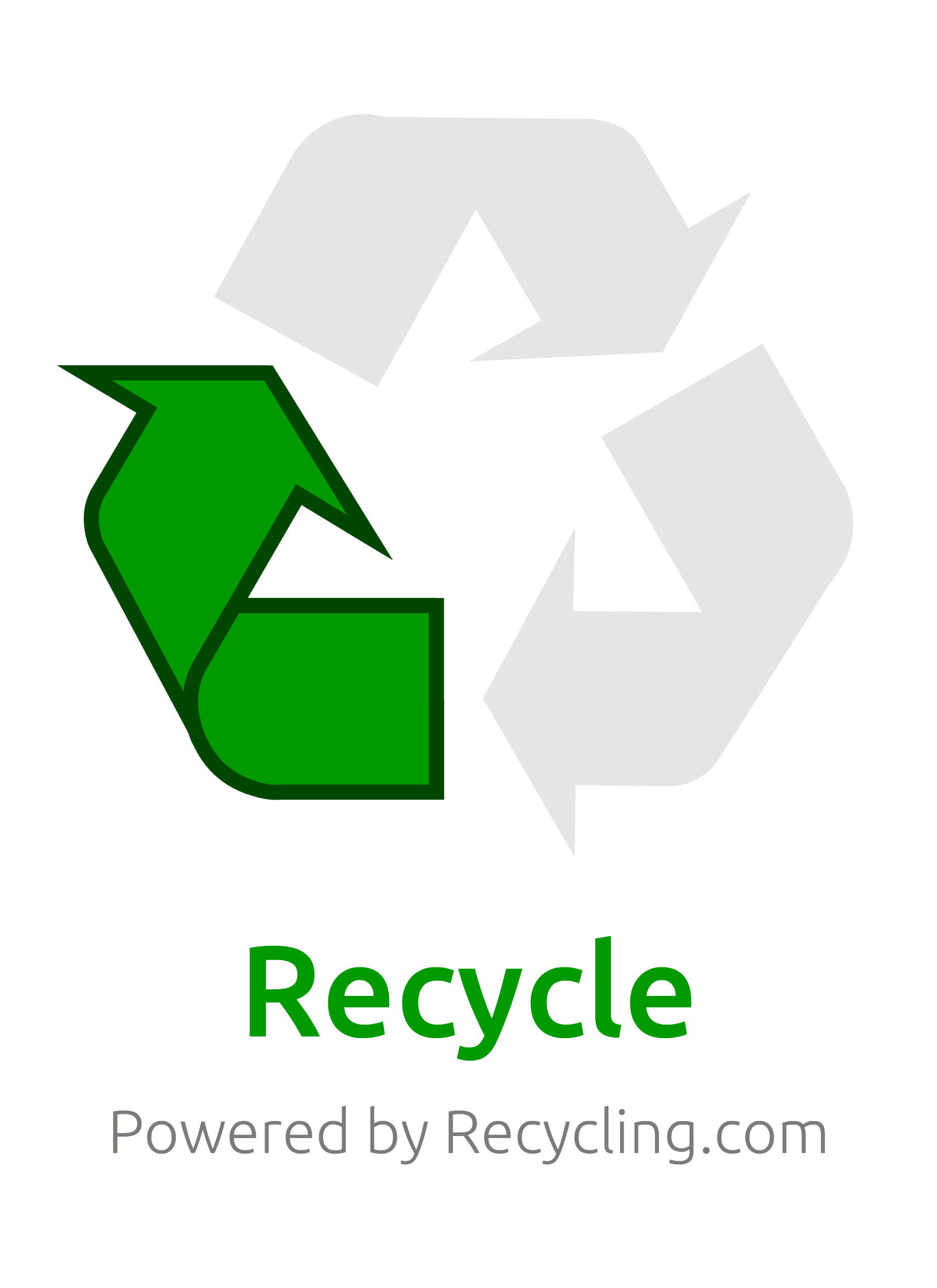 Reduce Logo - The Recycling Trilogy, Reuse, Recycle