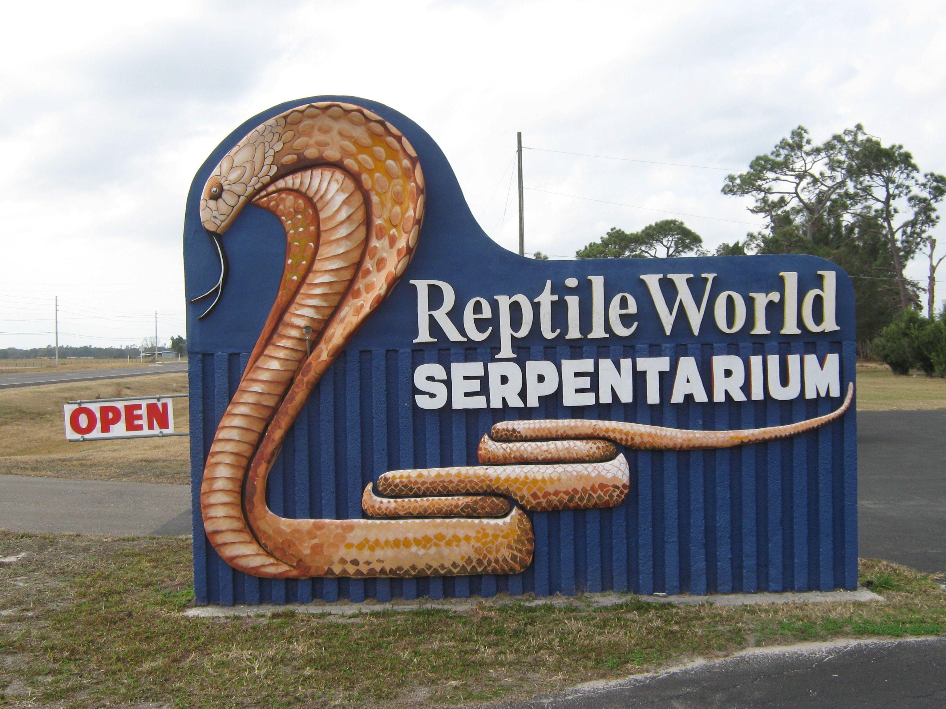 Serpentarium Logo - Reptile World Serpentarium