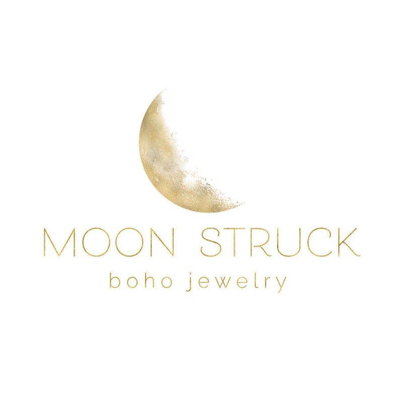 Moon Logo - Custom Logo Design, Moon Logo, Gold Logo Bohemian Logo, Gold Foil Premade  Logo, Modern Minimalist Logo Business Branding Logo, Boutique Logo