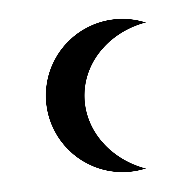 Moon Logo - Crescent Silhouette Moon Logo Alien invasion fight CC0 - Angle ...