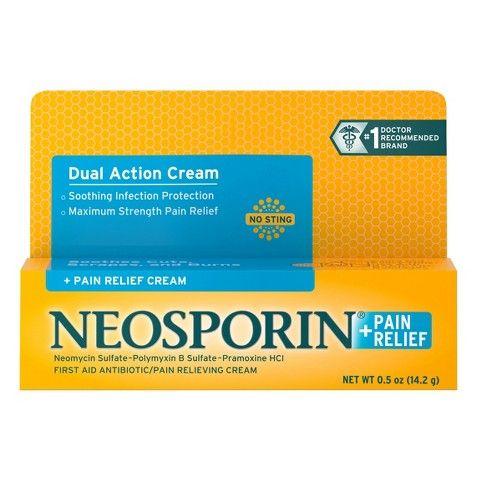 Neosporin Logo - Neosporin Pain Relief Cream - 0.5 oz