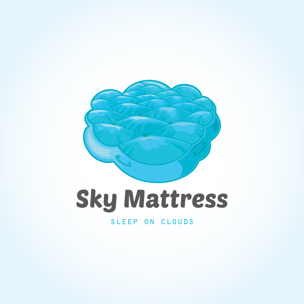 Mattress Logo - For Sale: Sky Mattress Logo Design