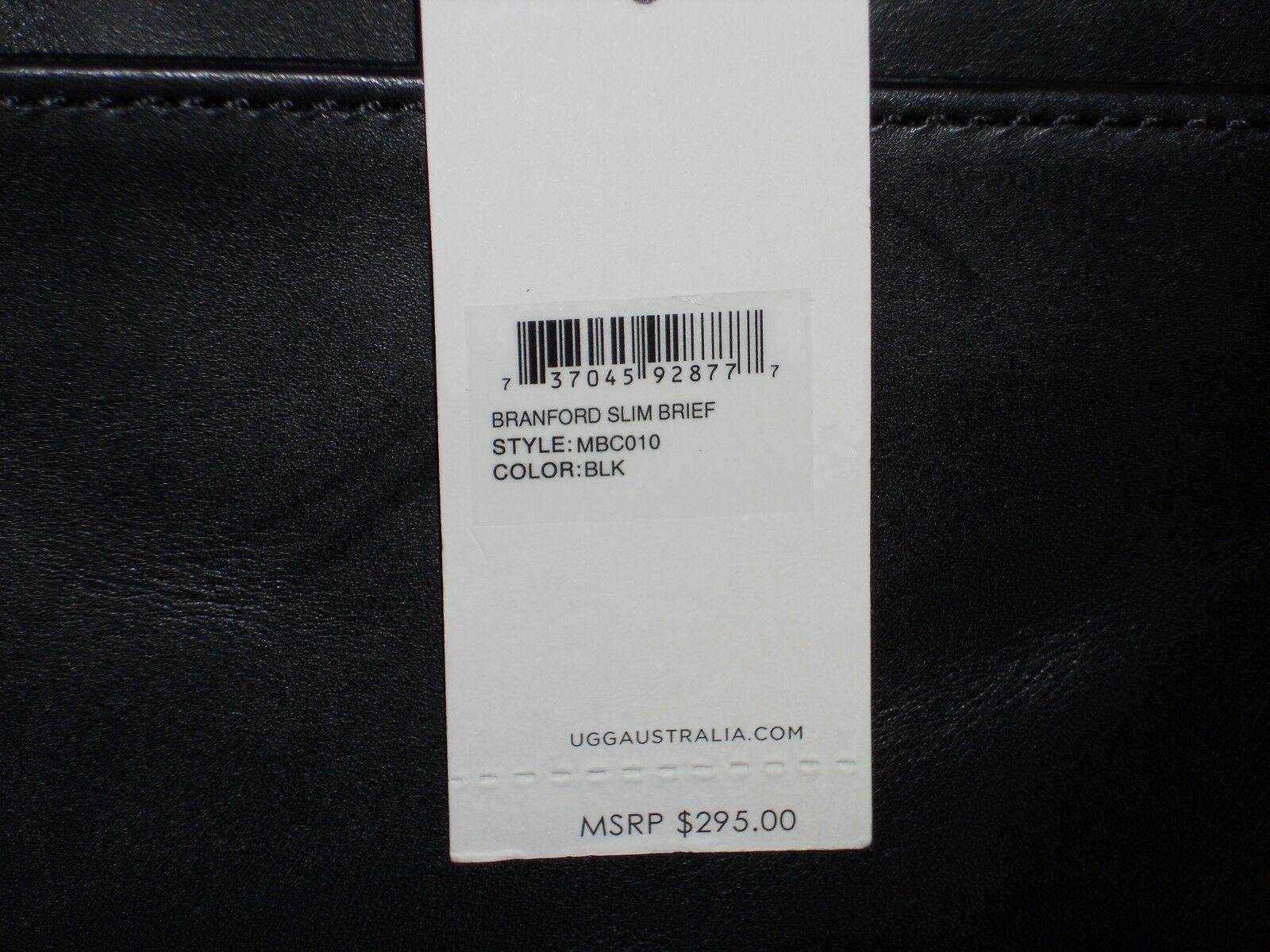 UGGAustralia.com Logo - UGG Australia Branford Slim Briefcase Black Leather 295.00 REDUCED ...