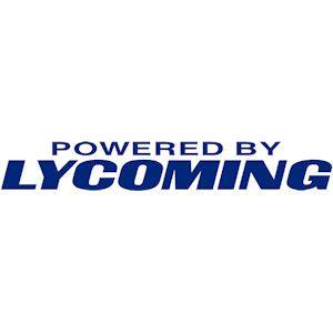 Lycoming Logo - Powered By Lycoming from Ocean Palm Graphics