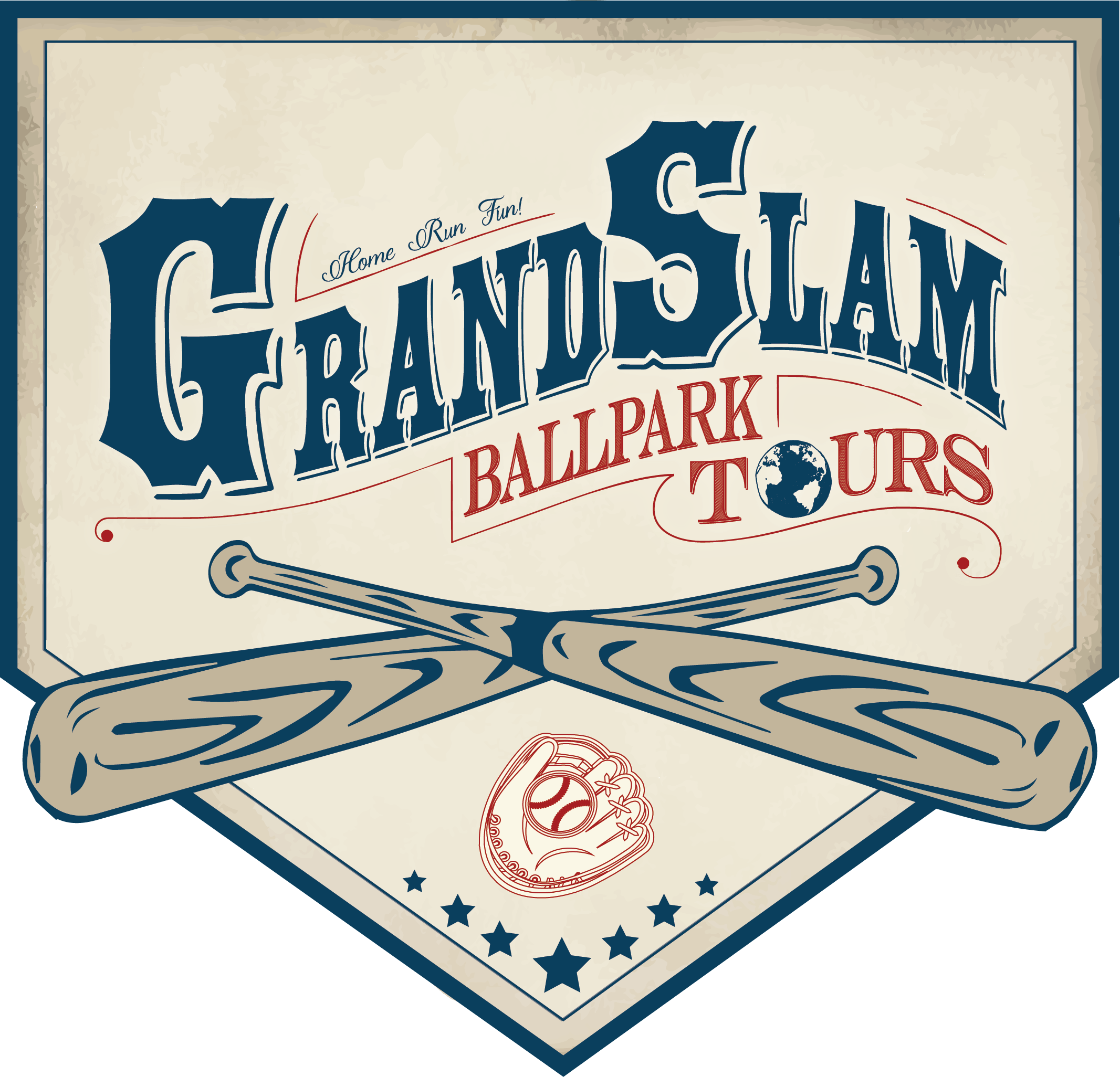 Ballpark Logo - Grand Slam Ballpark Tours – ChemistCreative