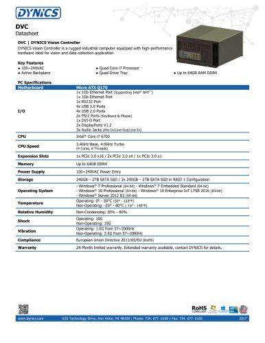 Dynics Logo - DVC | DYNICS Vision Controller - Ann Arbor Technologies - PDF ...