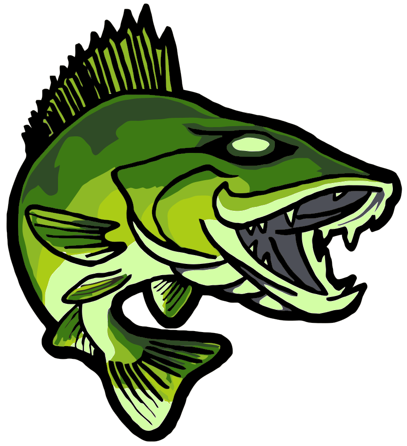 Walleye Logo - Walleye Cartoon