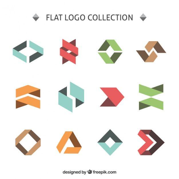 Angular Logo - Flat angular logo collection Vector
