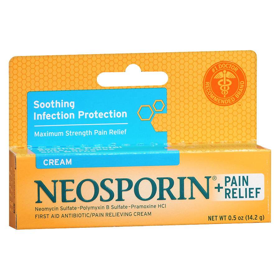 Neosporin Logo - Neosporin + First Aid Antibiotic/Pain Relieving Cream