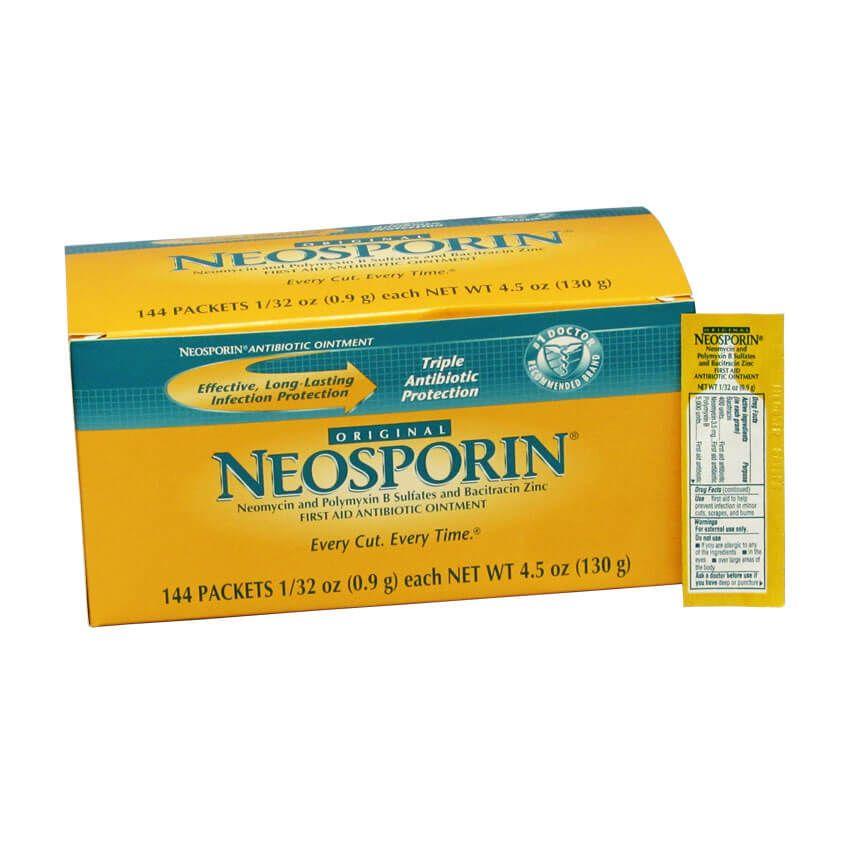 Neosporin Logo - Neosporin Triple Antibiotic Ointment - (.9g) 144/Packet Box