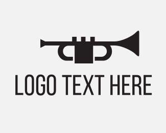 Sing Logo - Black Trumpet Logo