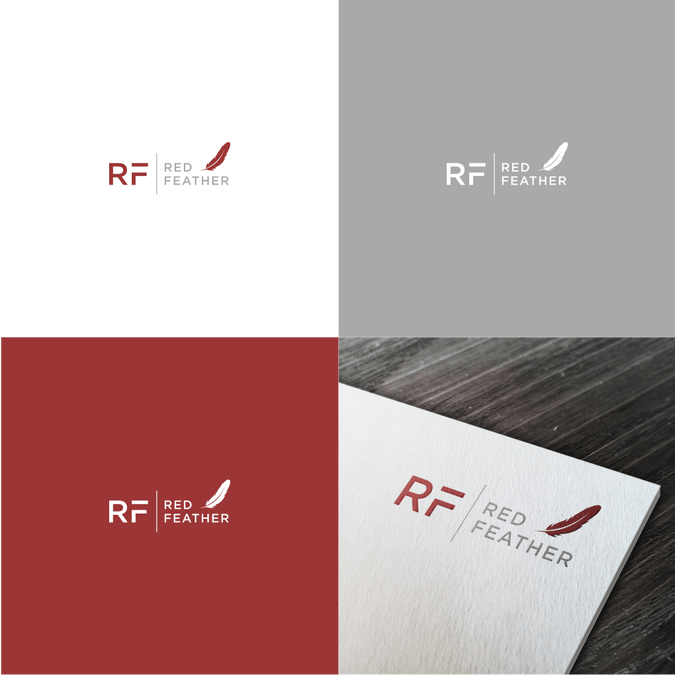 Red Feather Logo - Red Feather Logo Design. Logo design contest