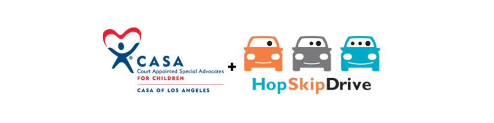 Hopskipdrive Logo - HopSkipDrive + CASA of Los Angeles Partnership. CASA of Los Angeles