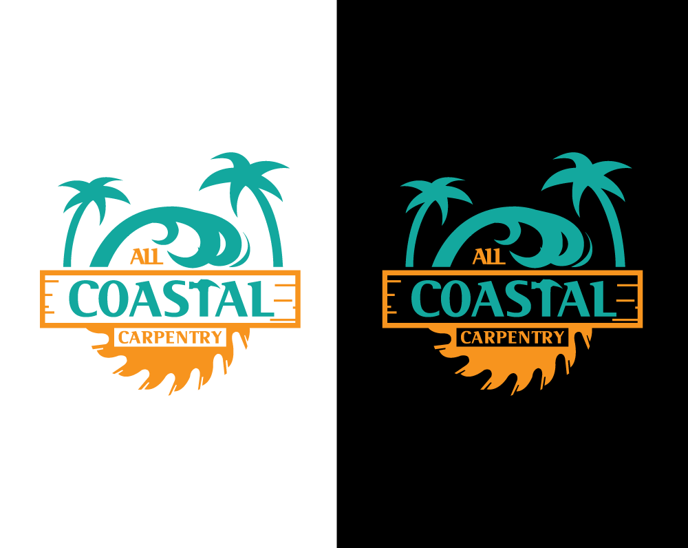 Coastal Logo - Colourful, fun & Eye catching carpenter logo | 28 Logo Designs for ...