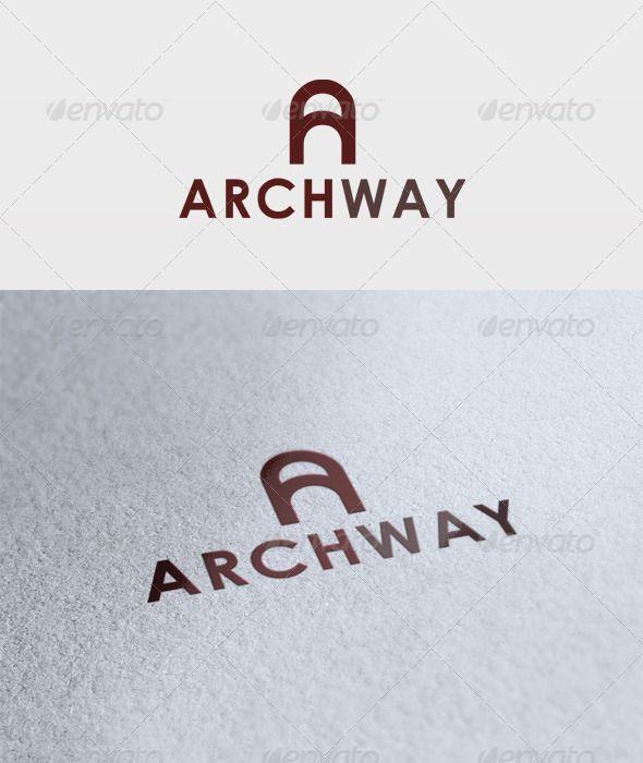 Archway Logo - Pin by FDesign Nerd on PSD AI Letter Logo Template | Logos, Logo ...