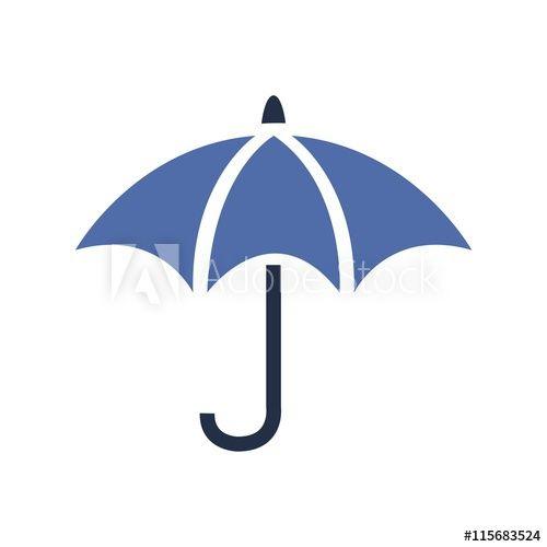 Rainy Logo - Umbrella logo symbol rainy season vector this stock vector