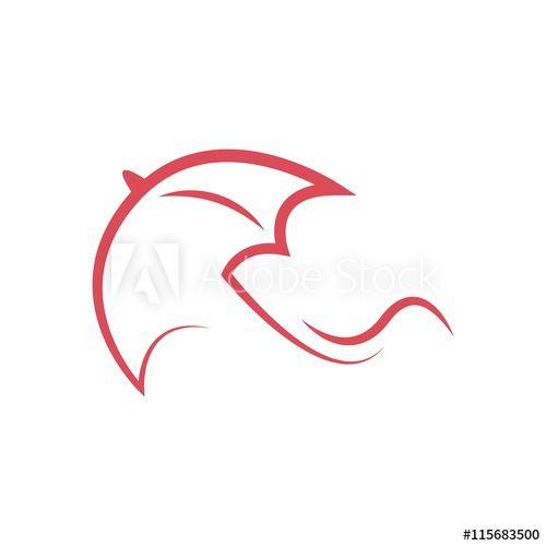 Rainy Logo - Umbrella logo symbol rainy season vector this stock vector