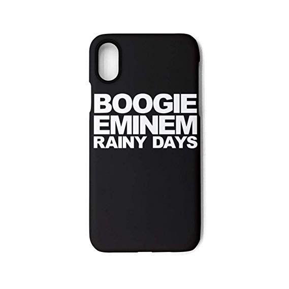 Rainy Logo - IPhone X XS Boogie Eminem Rainy Days Logo Slim Soft