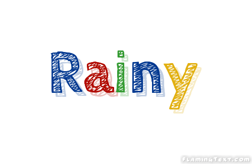 Rainy Logo - Rainy Logo. Free Name Design Tool from Flaming Text
