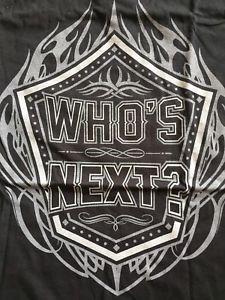 Goldberg Logo - Details about Bill Goldberg Who's Next T Shirt L Large WWE WWF Spear  Jackhammer WCW NXT NJPW
