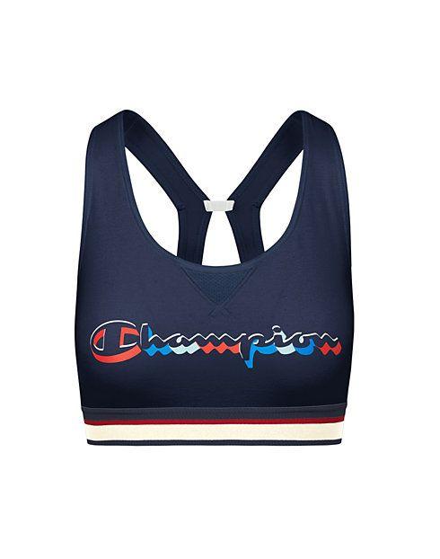 Bra Logo - Champion The Authentic Sports Bra, Multi Color Logo