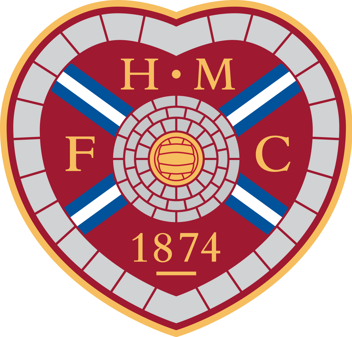 Hearts Logo - Heart of Midlothian F.C