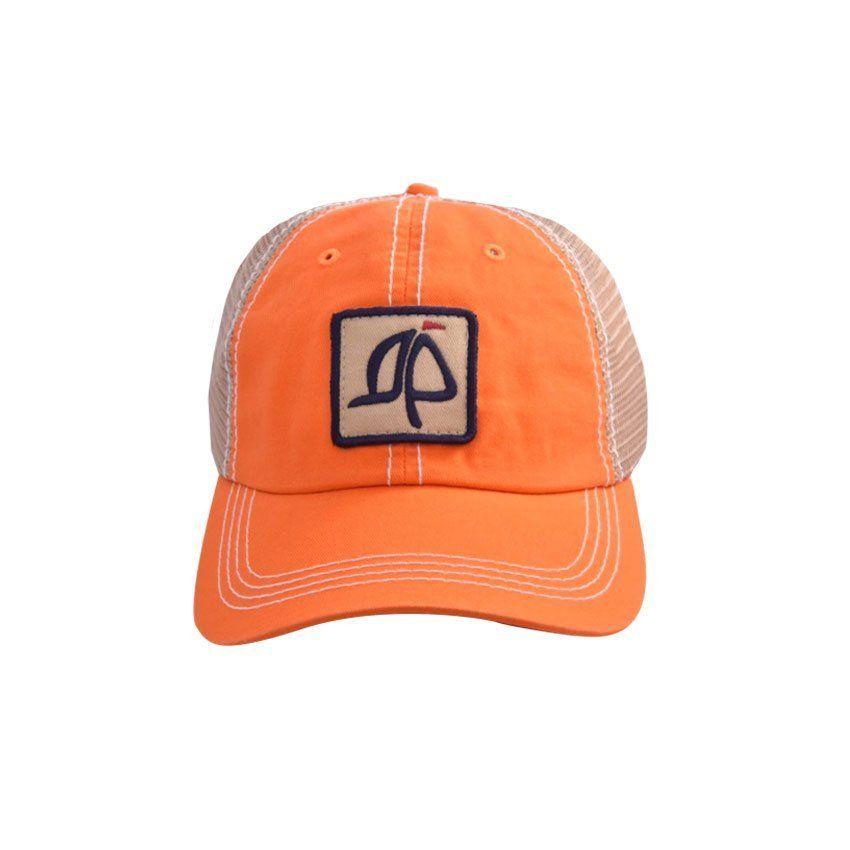 Hats Logo - Island Proper Orange Mesh Logo Hat