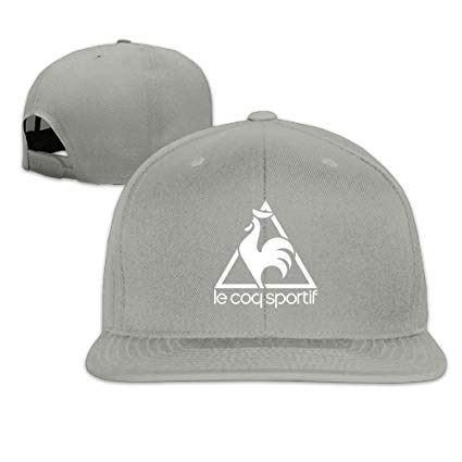 Hats Logo - Edongquwe Le Coq Sportif Logo Flat Bill Snapback Adjustable Hiking Caps Hats Black