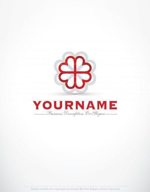 Hearts Logo - Exclusive Design: Buy online Hearts Logo template + FREE Business Card