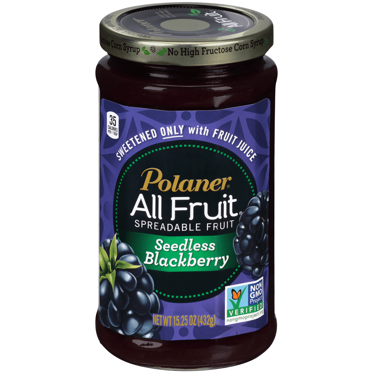 Polaner Logo - Seedless Blackberry | Polaner Spreads®