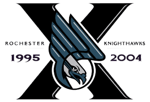 Knighthawks Logo - Rochester Knighthawks Anniversary Logo - National Lacrosse League ...