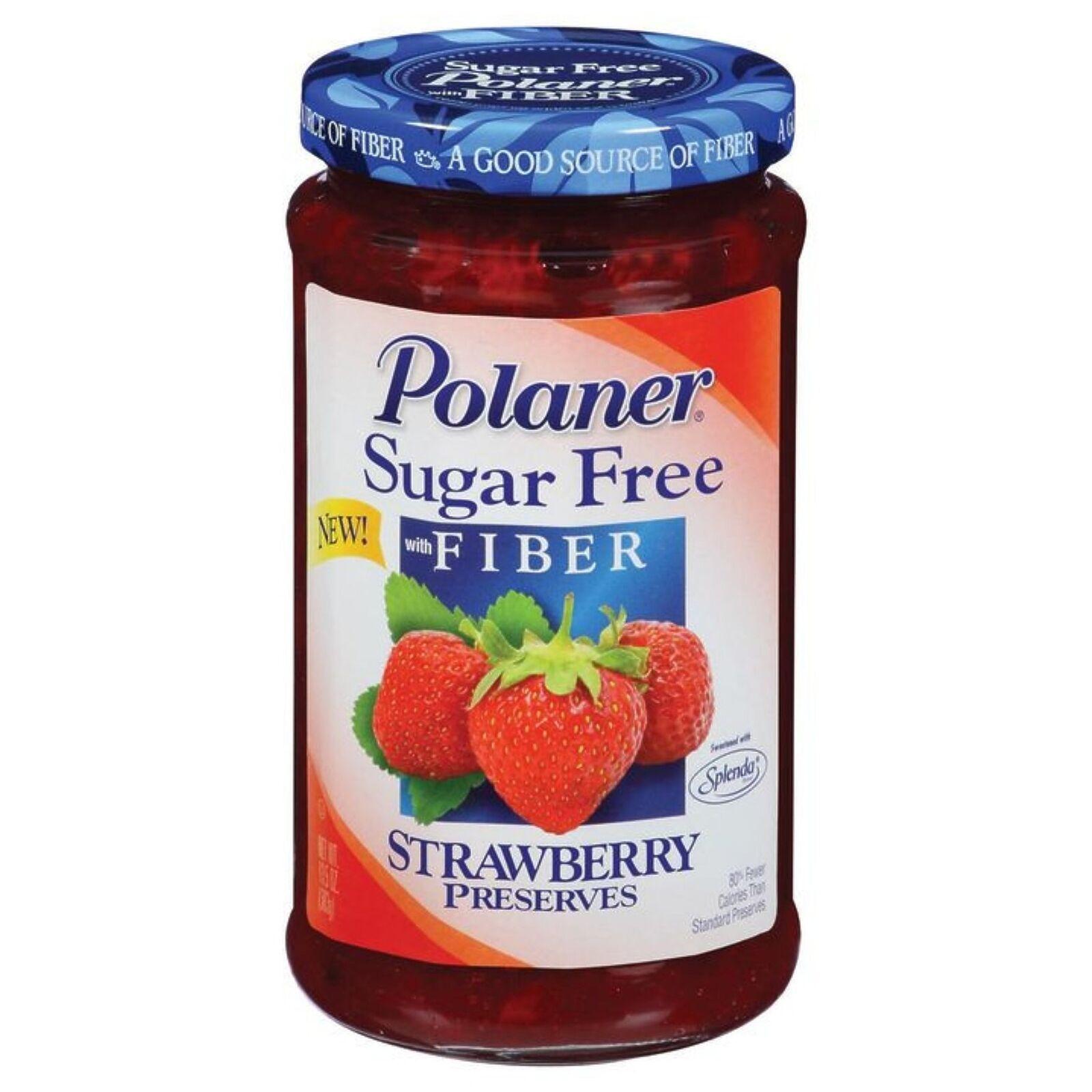 Polaner Logo - Polaner Strawberry Sugar Preserves With Fiber 13.5 Oz