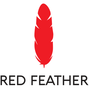 Red Feather Logo - Home. Página inicial