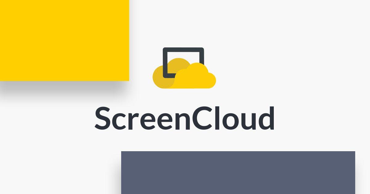 Screen Logo - Simple Digital Signage Software for Any Screen - ScreenCloud
