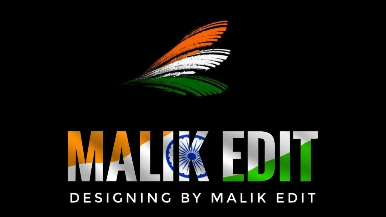 Malik Logo - Make Independence Day name logo.. how to make Indian flag logo text in Hindi