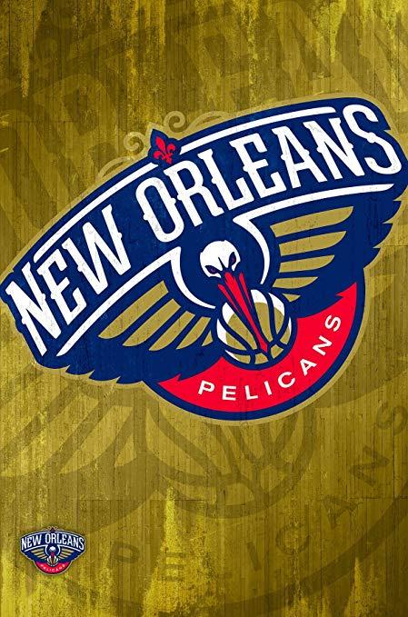 Pelicans Logo - Trends International New Orleans Pelicans Logo Wall Poster 22.375