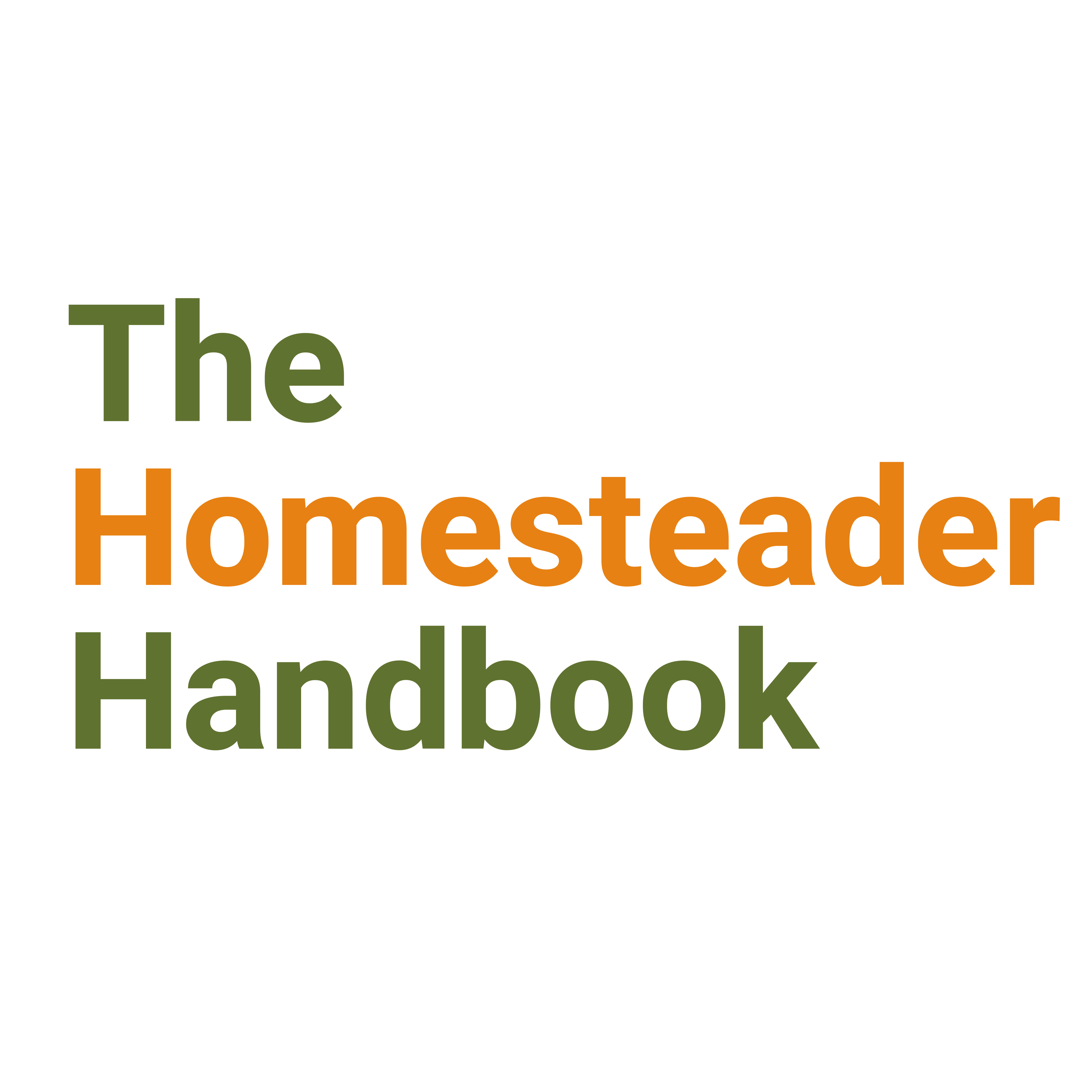Homesteader Logo - The Homesteader Handbook | Work Less, Grow More
