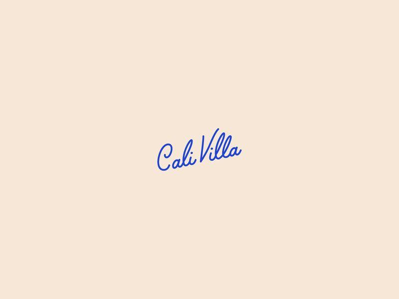 Cali Logo - Cali Villa Photography Logo by AnneMarie Ellis on Dribbble