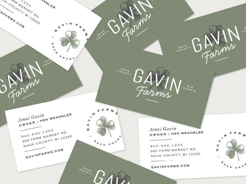 Homesteader Logo - Gavin Farms Business Cards by Rebekah Disch on Dribbble