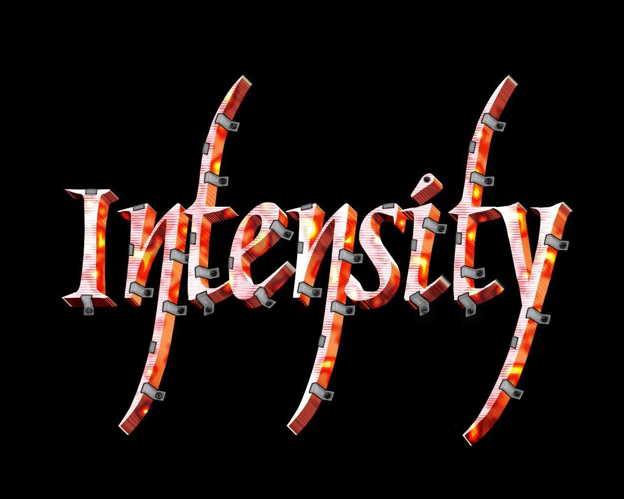 Intensity Logo - GIMP Chat • 'INTENSITY' Logo design