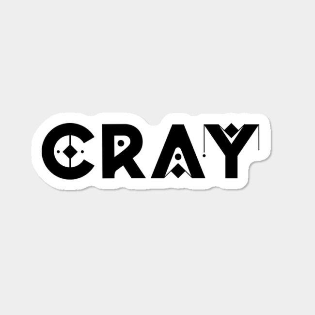 Cray Logo - Cray Logo Sticker Sticker By Craysounds Design By Humans