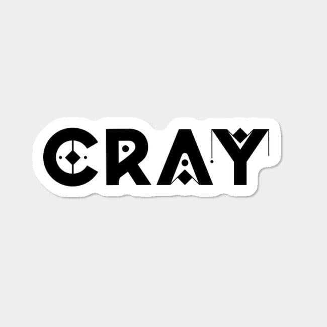 Cray Logo - Cray Logo Sticker Sticker By Craysounds Design By Humans